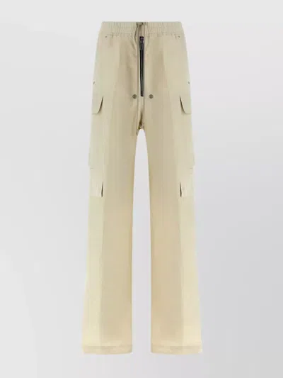 Rick Owens Trousers Cargo Pocket Wide Leg