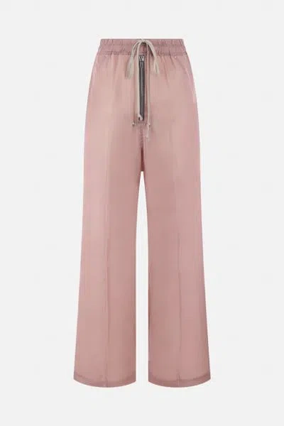 Rick Owens Trousers In Dusty Pink