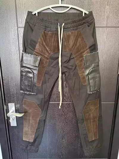 Pre-owned Rick Owens Trousers In Gary