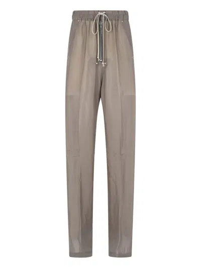 Rick Owens Trousers In Grey