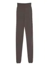 Rick Owens Comfortable Trousers Featuring Seam Detailing In Gray