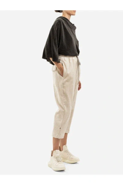 Rick Owens Trousers In Neutral