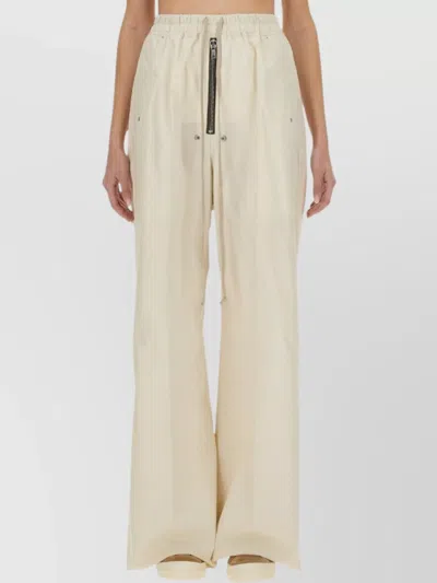 Rick Owens Trousers Wide Leg Elastic Waistband In Multicolour