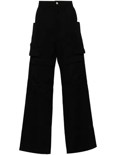 RICK OWENS TROUSERS WITH LOGO