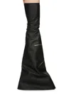 Rick Owens Trumpet-shaped Boots In Black