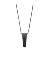 Rick Owens Trunk-charm Pendant Necklace In Black