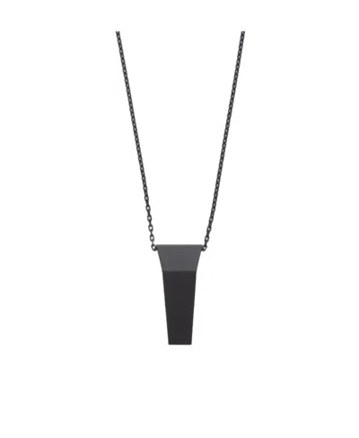 Rick Owens Trunk-charm Pendant Necklace In Black