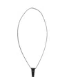 Rick Owens Trunk-crystal Charm Necklace In Black