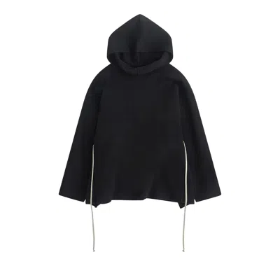 Pre-owned Rick Owens Tunica Hooded Tunic Top 'black' | Men's Size Onesize
