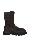 Rick Owens Man Boot Charcoal Size 9 Leather In Grey