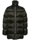 Rick Owens Turtle Coat In 绿色