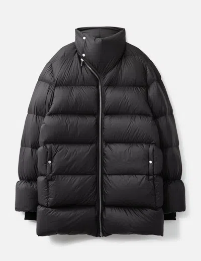 Rick Owens Turtle Coat In Black