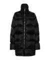 Rick Owens Black Porterville Turtle Down Coat In Black