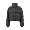 Rick Owens Black Porterville Jumbo Hooded Peter Down Jacket In Black