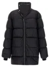 Rick Owens Black Turtle Coat Down Jacket In Black