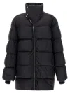 Rick Owens Black Turtle Coat Down Jacket In Black