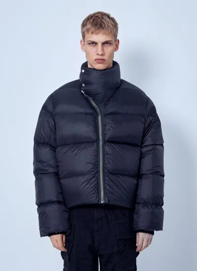 Rick Owens Turtle Down Jacket In Black