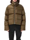 Rick Owens Turtle Down Jacket In Grey