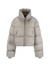 Rick Owens Off-white Porterville Turtle Down Jacket In Pearl