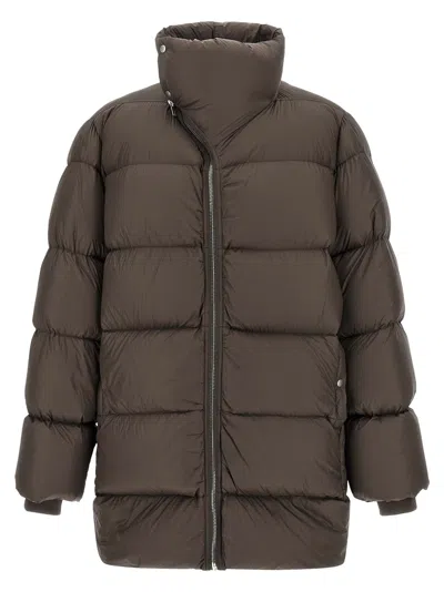 Rick Owens Turtle Down Jacket In Taupe