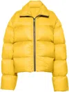 Rick Owens Turtle Jacket In 黄色