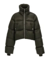 Rick Owens Green Porterville Turtle Down Jacket In Black