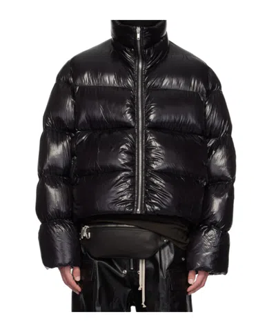 Rick Owens Turtle Jacket In Black