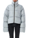 Rick Owens Turtle Jacket In Pale Blue