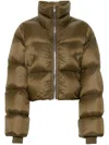 Rick Owens Brown Porterville Turtle Down Jacket In Grün
