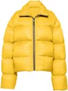 Rick Owens Turtle Jacket In Yellow