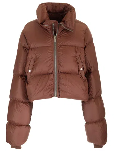 Rick Owens Turtle Jackets Brown