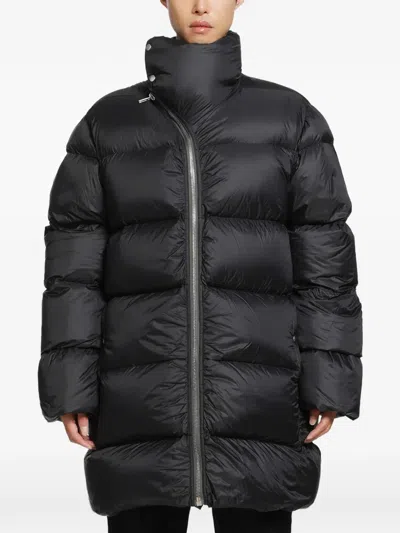 Rick Owens Turtle Padded Down Coat In Multi