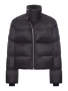 Rick Owens Black Porterville Jumbo Hooded Peter Down Jacket In Black