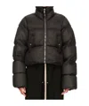 Rick Owens Turtle Padded Jacket In Black