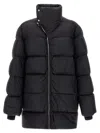 Rick Owens Black Turtle Coat Down Jacket In Black
