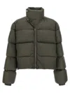 Rick Owens Turtle Puffer Jackets Gray In Brown