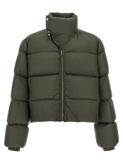 RICK OWENS TURTLE PUFFER JACKETS GRAY