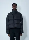 Rick Owens Turtle Quilted Jacket In Black