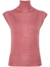 Rick Owens Turtle Top In Pink