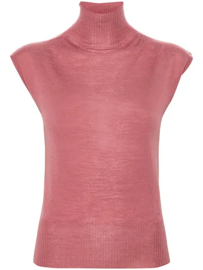 Rick Owens Turtle Top In Pink