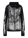 Rick Owens Spider Hoodie Sweaters And Cardigans Black In Black