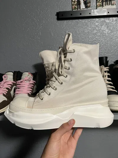 Pre-owned Rick Owens "twill" Abstract Ramone Shoes