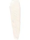Rick Owens Twist Edfu Maxi Skirt In Neutrals