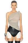 Rick Owens Off-white Porterville Unstable Tank Top In Pearl