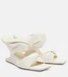 Rick Owens Twisted Cantilever 80 Leather Mules In White