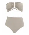 Rick Owens Allanah Bikini Top In Brown