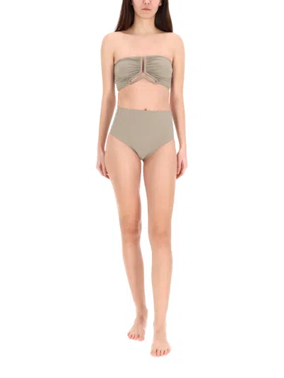 Rick Owens Two-piece Swimsuit In Neutral