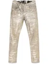 Rick Owens Gold Hollywood Tyrone Jeans In Gold