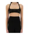 Rick Owens Square Neckline Cropped Fitted Sleeveless Racerback