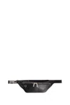 Rick Owens Leather Belt Bag In Black